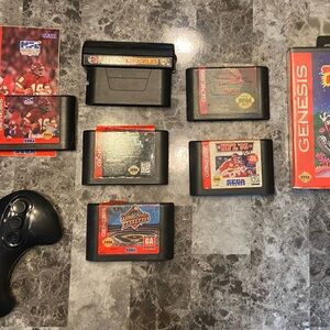 Sega Genesis Lot of games & 1 Remote